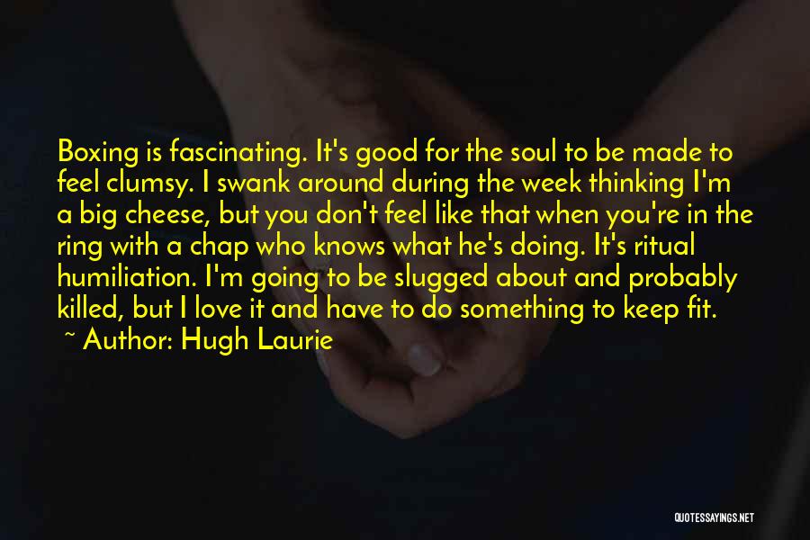 Keep Doing What You Love Quotes By Hugh Laurie