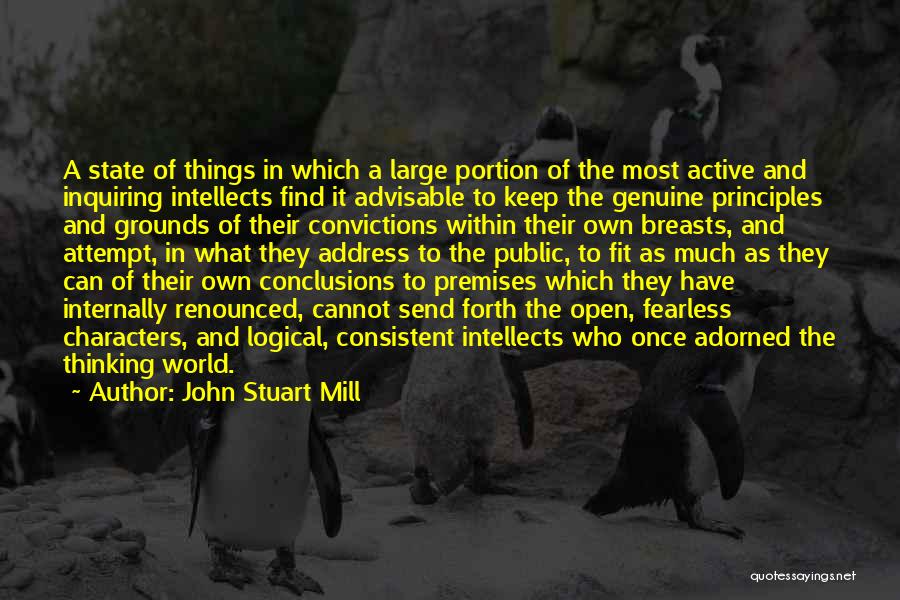 Keep Fit Quotes By John Stuart Mill