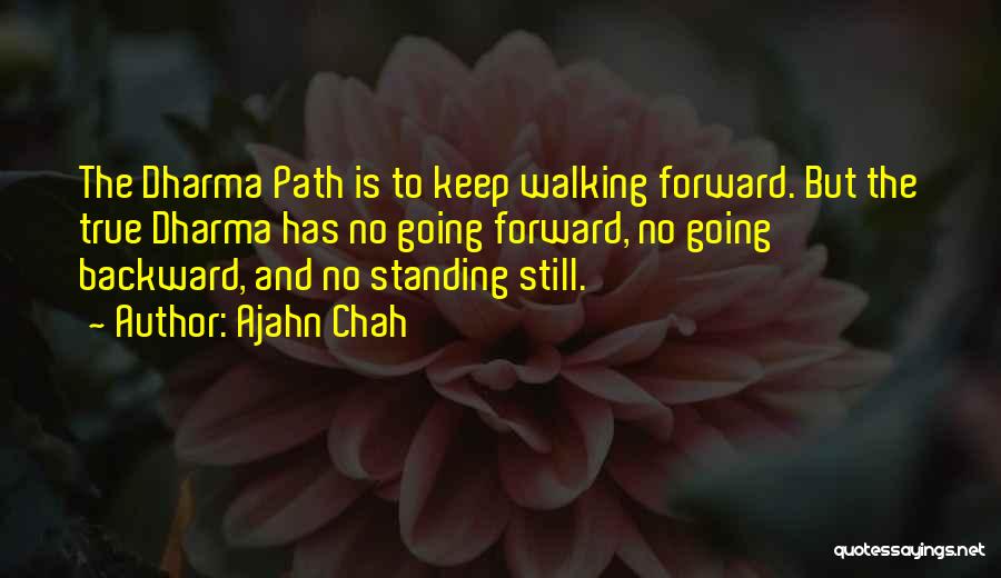 Keep Going Forward Quotes By Ajahn Chah