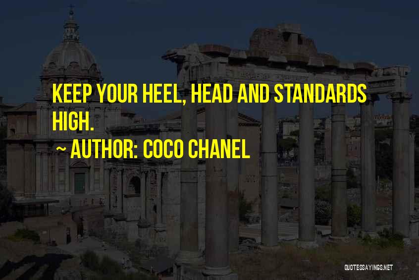 Keep Head Up High Quotes By Coco Chanel