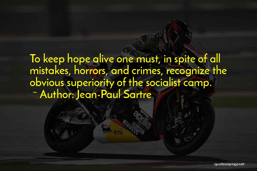 Keep Hope Alive Quotes By Jean-Paul Sartre