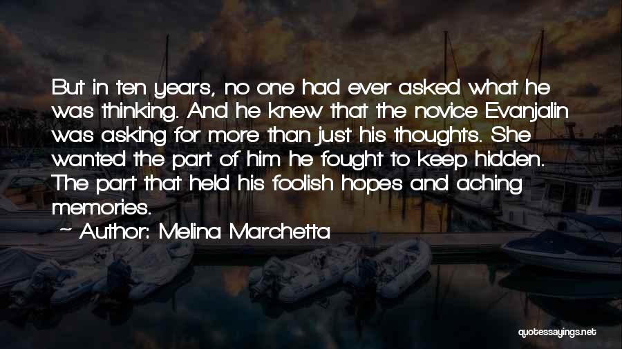 Keep Hopes Up Quotes By Melina Marchetta