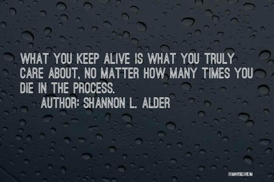 Keep Hopes Up Quotes By Shannon L. Alder