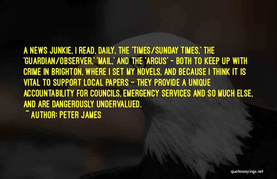 Keep It Local Quotes By Peter James
