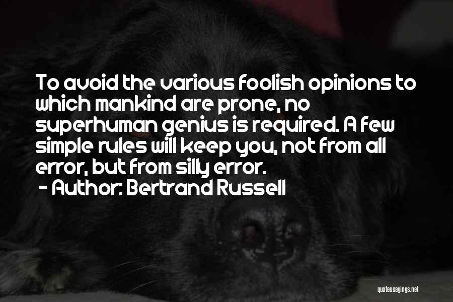 Keep It Simple Silly Quotes By Bertrand Russell