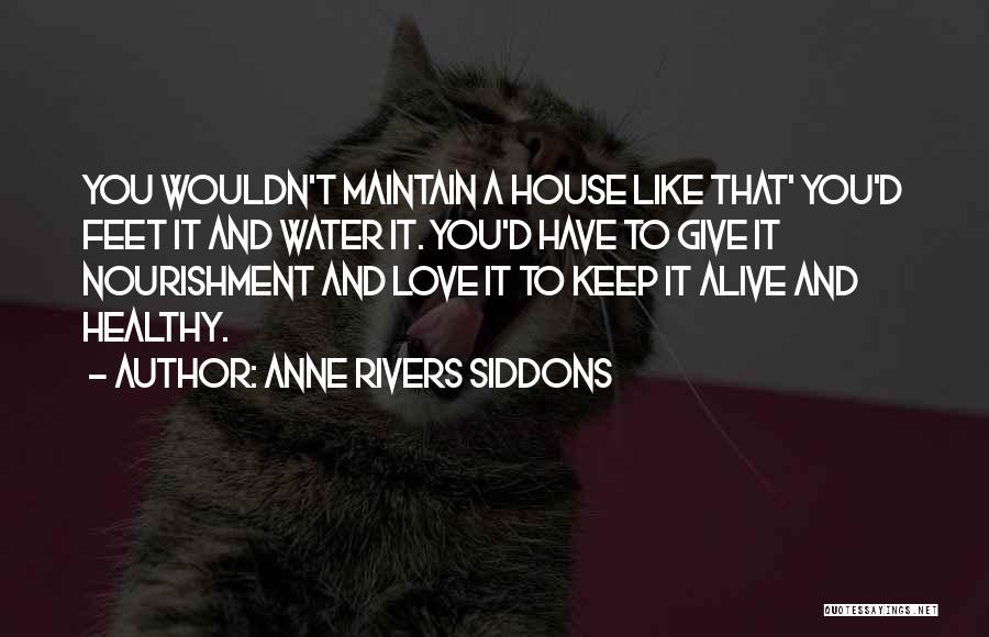 Keep Love Alive Quotes By Anne Rivers Siddons