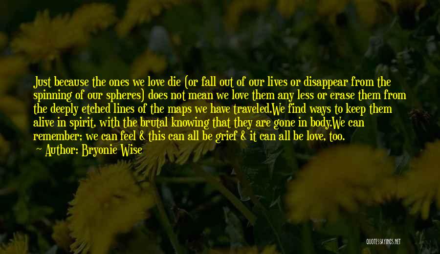 Keep Love Alive Quotes By Bryonie Wise