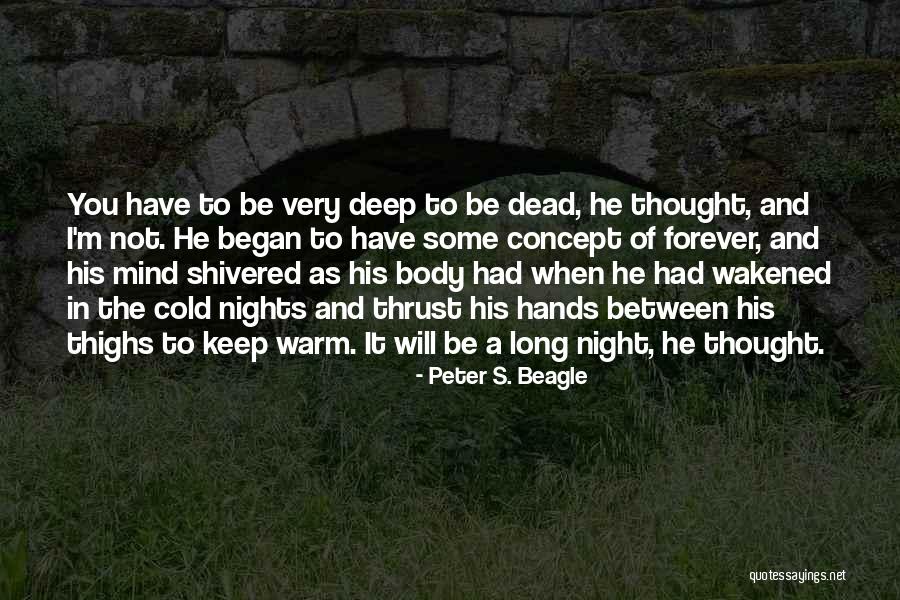 Keep Me Warm At Night Quotes By Peter S. Beagle