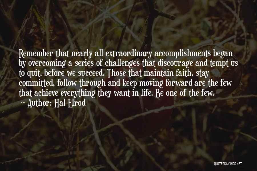 Keep Moving Forward Quotes By Hal Elrod