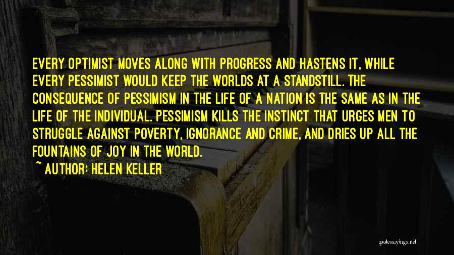 Keep Moving Quotes By Helen Keller