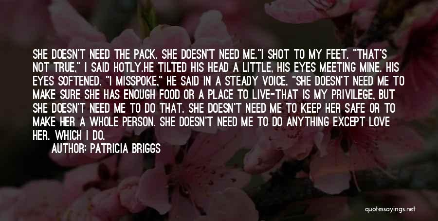 Keep My Love Safe Quotes By Patricia Briggs