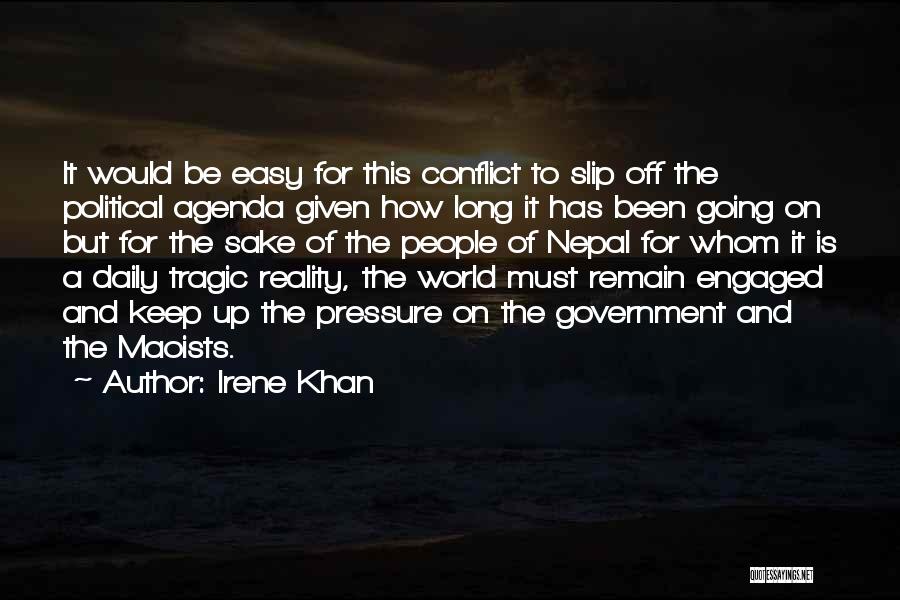 Keep On Going Quotes By Irene Khan