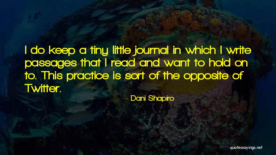 Keep On Writing Quotes By Dani Shapiro