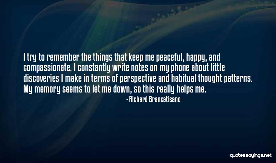 Keep On Writing Quotes By Richard Brancatisano