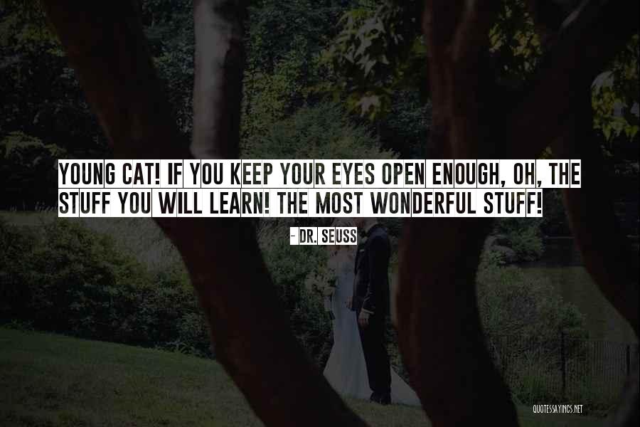 Keep One Eye Open Quotes By Dr. Seuss