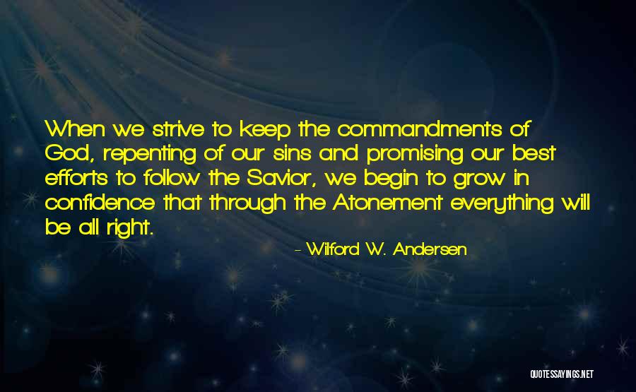 Keep Promising Quotes By Wilford W. Andersen