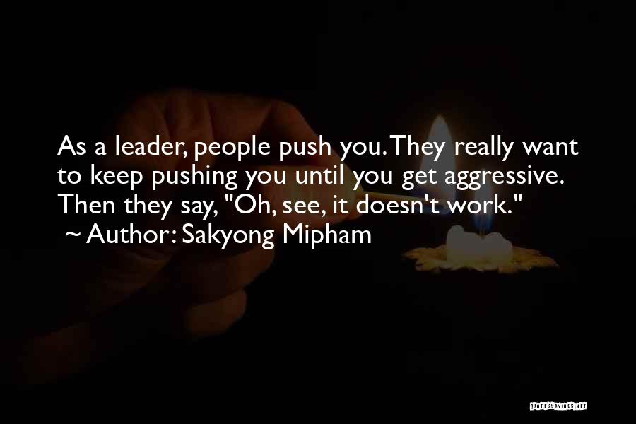 Keep Push Quotes By Sakyong Mipham