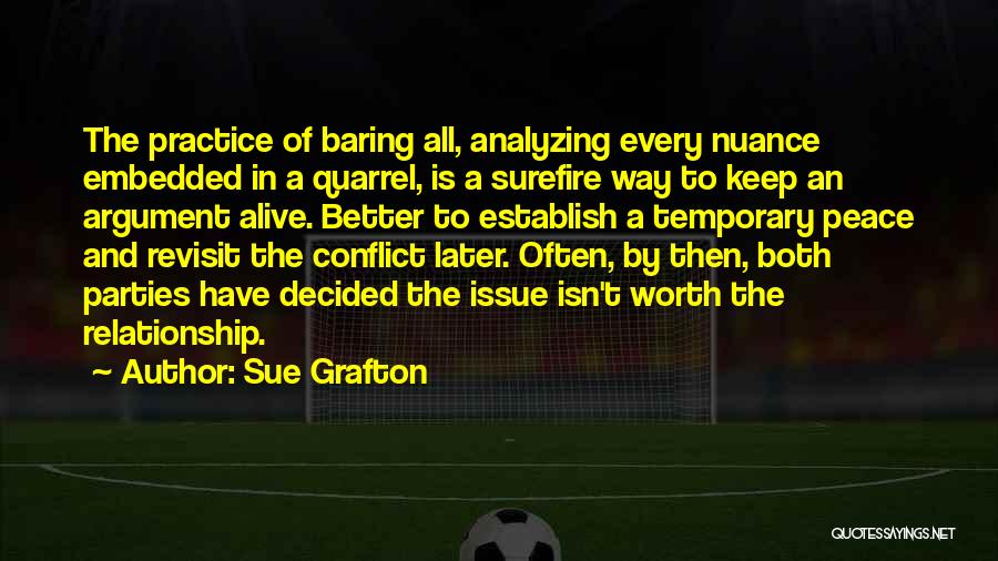 Keep Relationship Alive Quotes By Sue Grafton