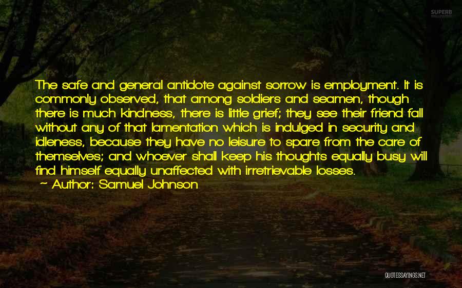 Keep Safe Quotes By Samuel Johnson