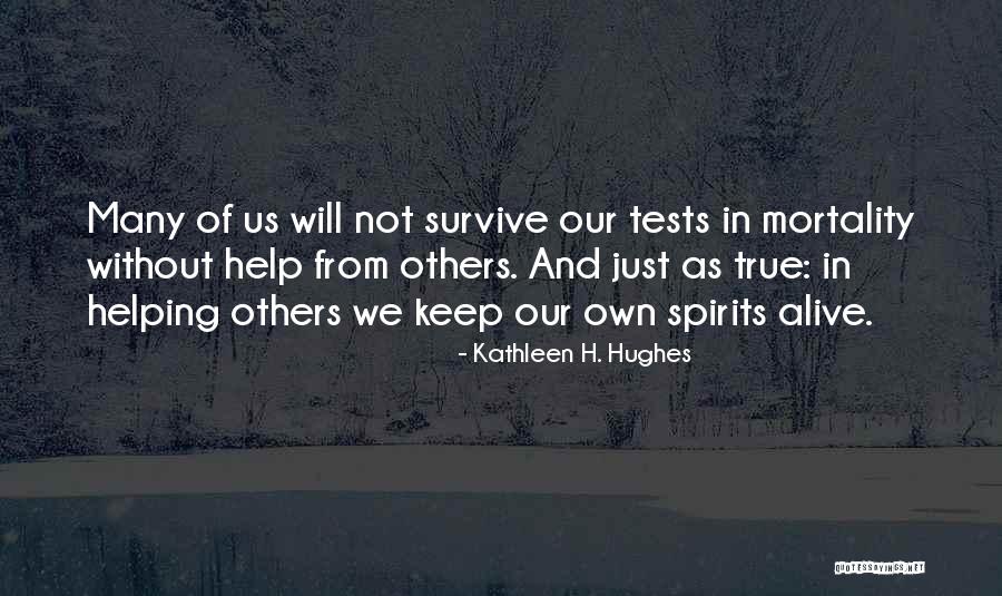 Keep Spirits Up Quotes By Kathleen H. Hughes