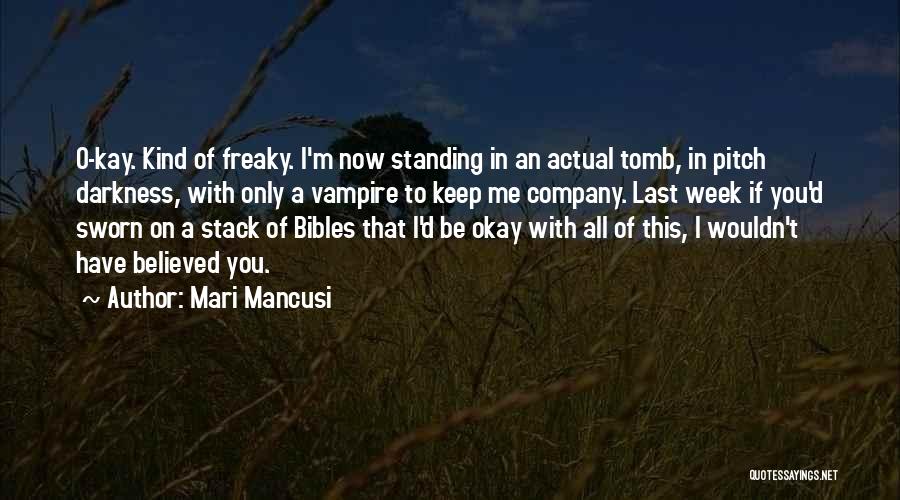 Keep Standing Quotes By Mari Mancusi