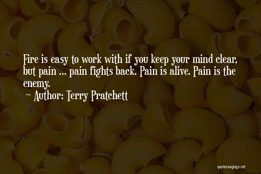 Keep The Fire Alive Quotes By Terry Pratchett