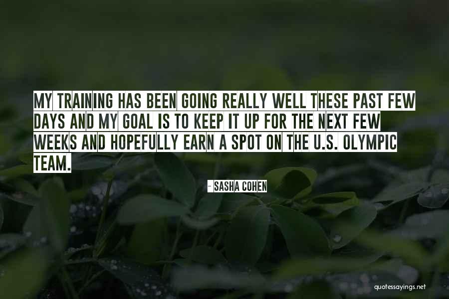 Keep Training Quotes By Sasha Cohen Keep Training Quotes By Sasha Cohen