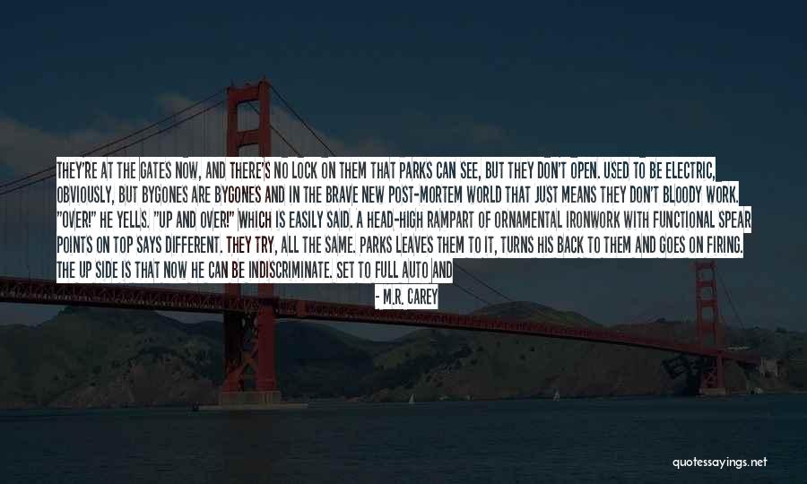 Keep Up It Quotes By M.R. Carey Keep Up It Quotes By M.R. Carey