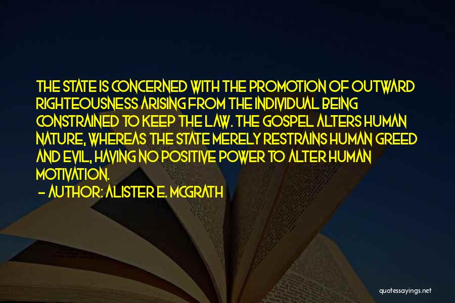 Keep Up Motivation Quotes By Alister E. McGrath