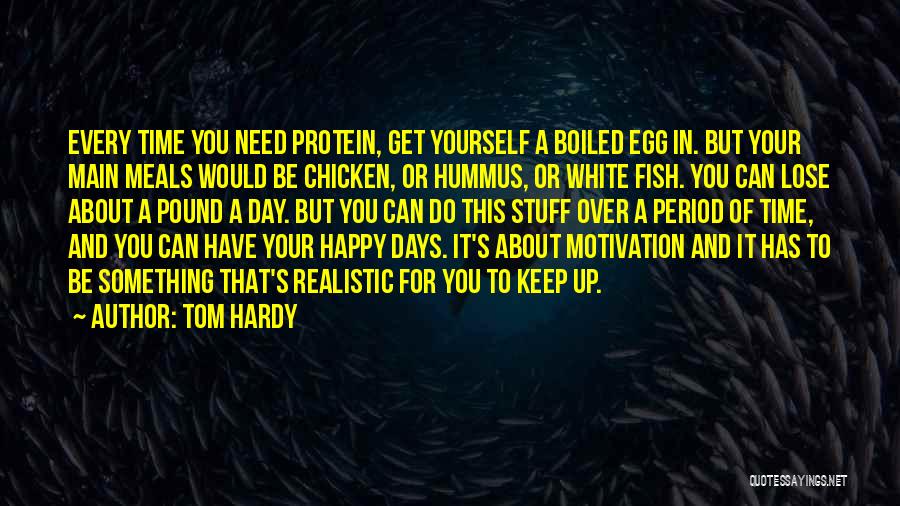 Keep Up Motivation Quotes By Tom Hardy