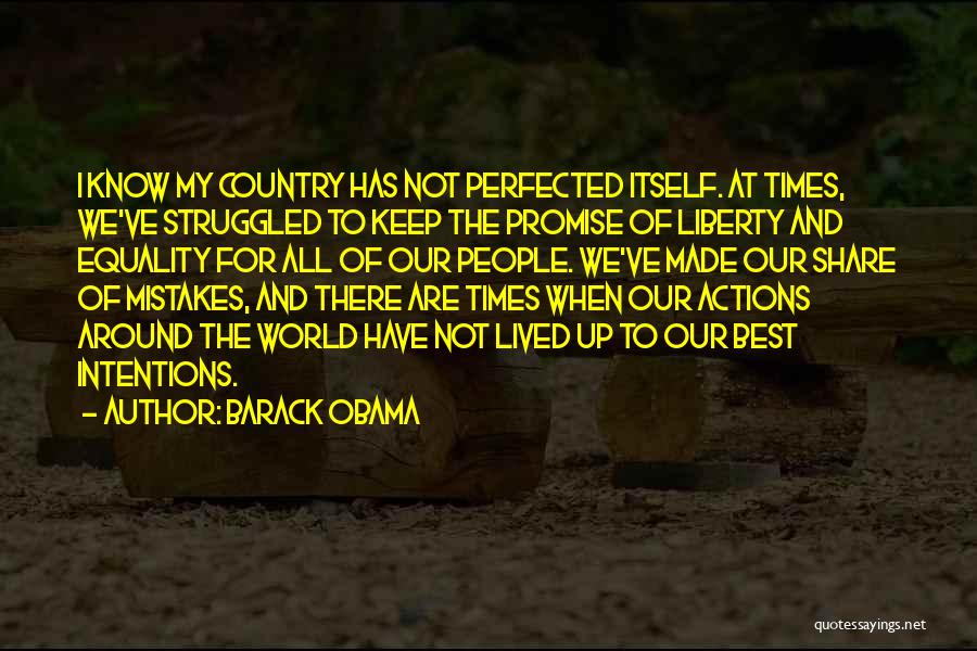 Keep Up Promise Quotes By Barack Obama