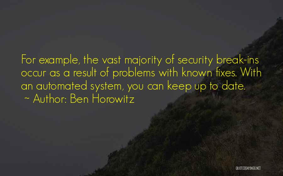Keep Up Quotes By Ben Horowitz