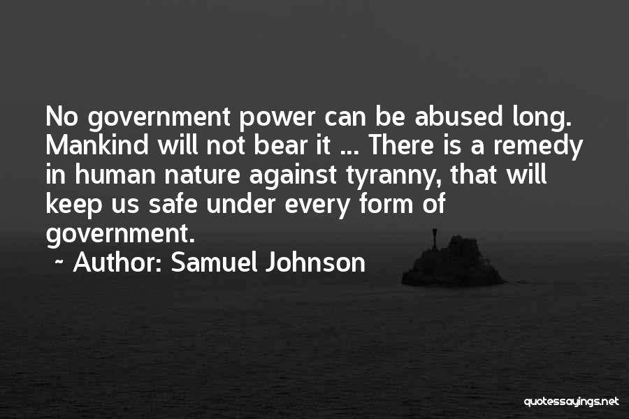 Keep Us Safe Quotes By Samuel Johnson