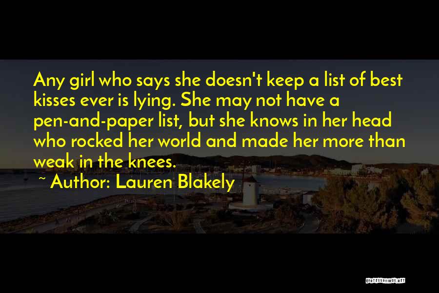 Keep Your Head Up Girl Quotes By Lauren Blakely