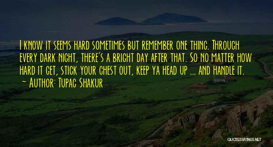 Keep Your Head Up Quotes By Tupac Shakur