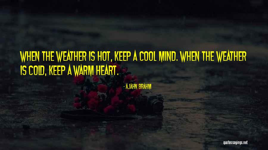 Keep Your Heart Warm Quotes By Ajahn Brahm