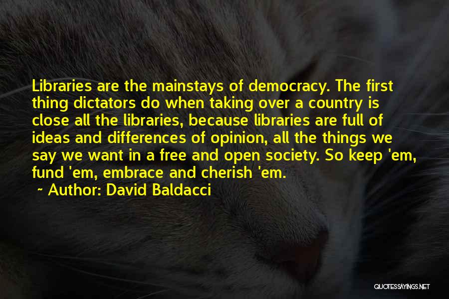 Keep Your Opinion Quotes By David Baldacci