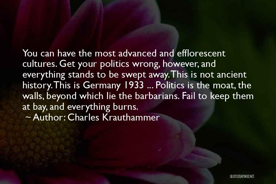 Keep Your Wall Up Quotes By Charles Krauthammer