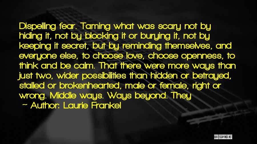 Keeping A Secret Love Quotes By Laurie Frankel