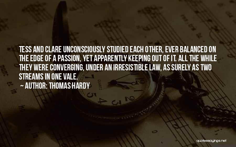 Keeping Balanced Quotes By Thomas Hardy