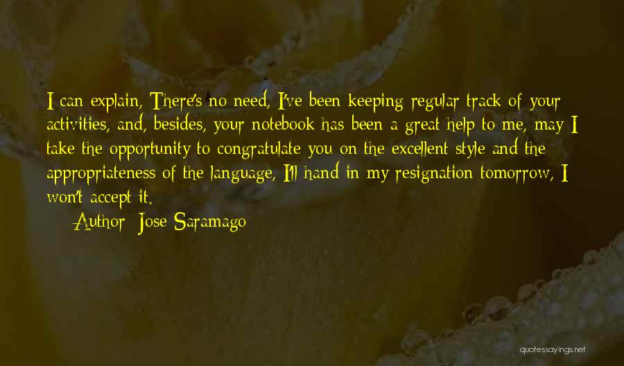 Keeping On Track Quotes By Jose Saramago