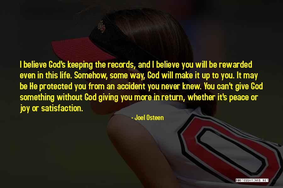 Keeping Records Quotes By Joel Osteen Keeping Records Quotes By Joel Osteen