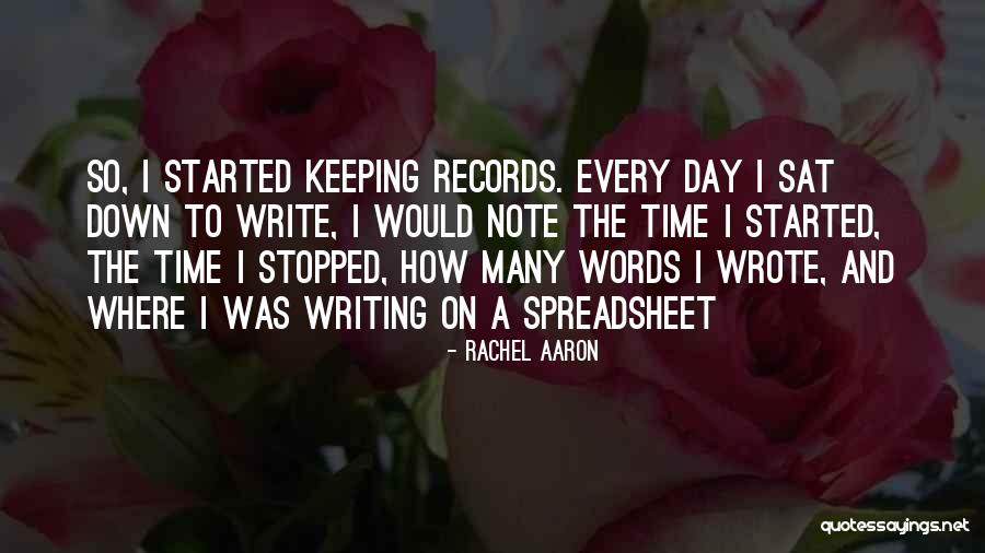 Keeping Records Quotes By Rachel Aaron Keeping Records Quotes By Rachel Aaron