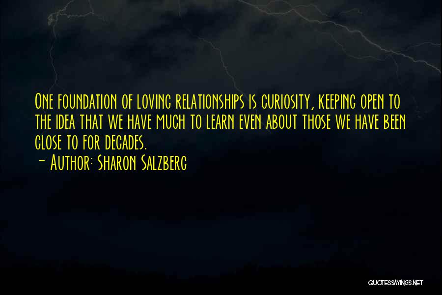 Keeping Relationships Quotes By Sharon Salzberg