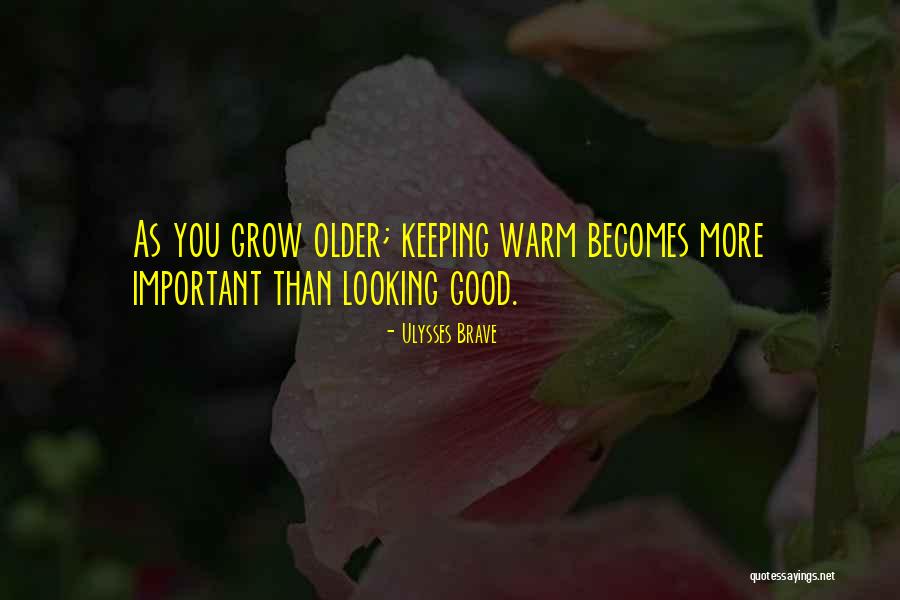 Keeping Someone Warm Quotes By Ulysses Brave Keeping Someone Warm Quotes By Ulysses Brave