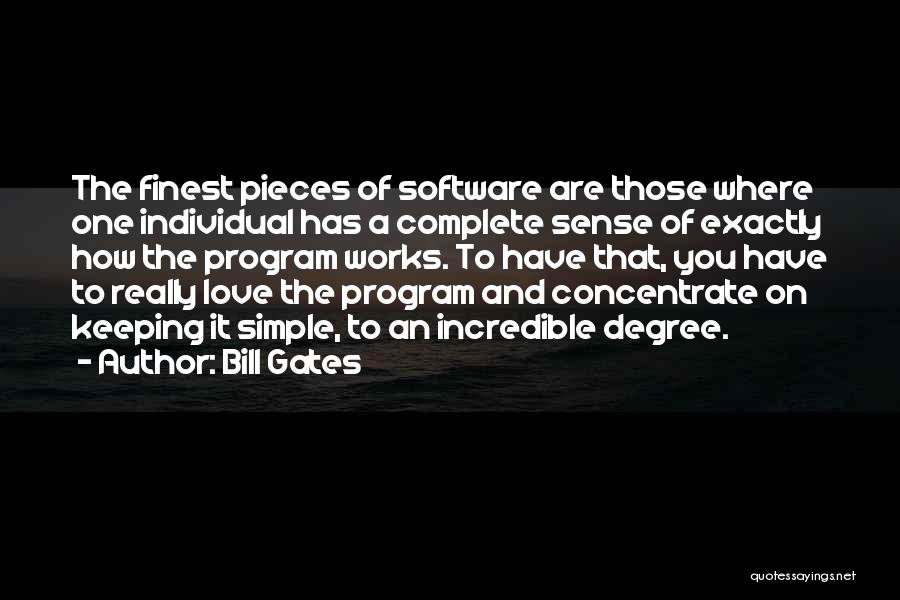 Keeping The One You Love Quotes By Bill Gates