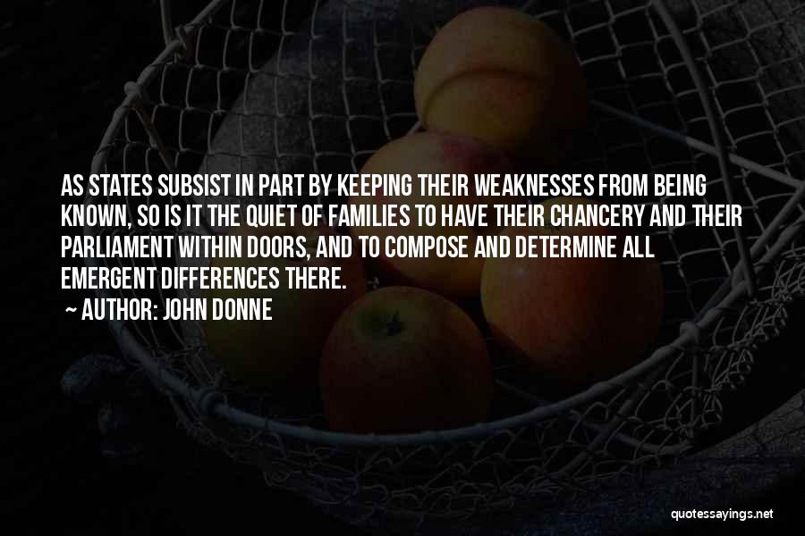 Keeping Things Quiet Quotes By John Donne