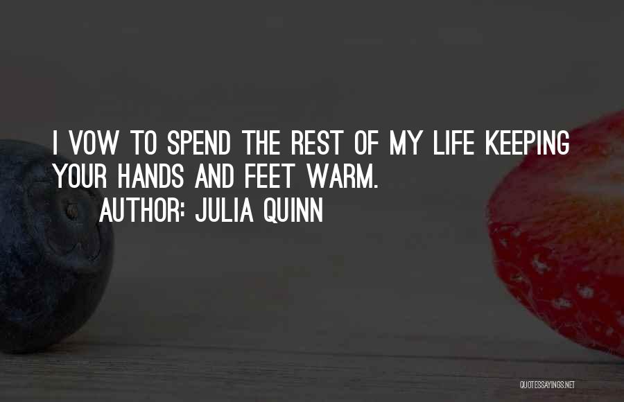 Keeping Warm Quotes By Julia Quinn