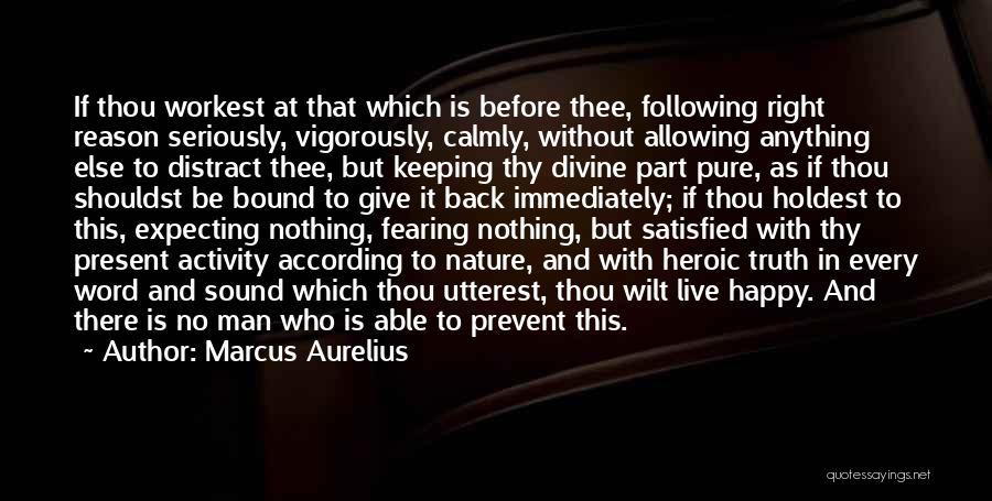 Keeping Word Quotes By Marcus Aurelius