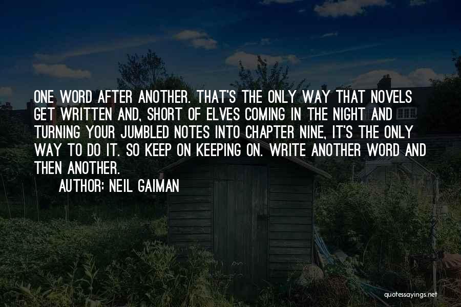 Keeping Word Quotes By Neil Gaiman